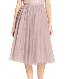 Jenny Yoo, Lucy Midi Tulle Skirt sz8 Vintage Iris